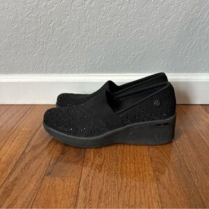 Skechers Martha Stewart Pier Lite Reflection Shoes Women’s 8 Black Rhinestone